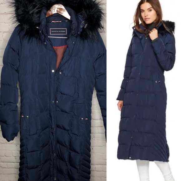 Tommy Hilfiger Jackets & Blazers - Tommy Hilfiger Down Feather Maxi Parka Coat Jacket